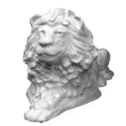 Форма садовой фигуры льва